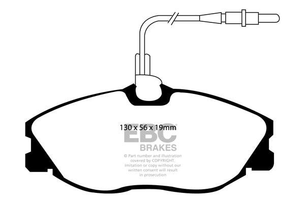 DP1047 Pastillas de freno ULTIMAX2 EBC Brakes para Citroen Xsara Xsara Estate Peugeot 306 406 406 Coupe 306 GTi-6