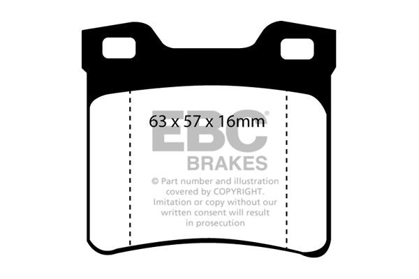 DP21048 Pastillas de freno GREENSTUFF EBC Brakes para Peugeot 406 406 Coupe