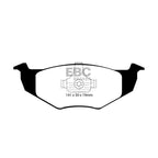 DP21056 GREENSTUFF EBC brake pads for Volkswagen Golf Mk3, Polo 6N Classic, Polo 6N Vento and Golf Mk3 GT.