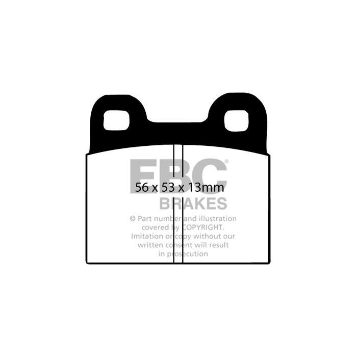 Pastillas de freno DP105/4 ULTIMAX2 EBC para Alfa Romeo COMERCIAL A11 A12 F11 F12 Porsche 356 C Saab 90 99 900 900