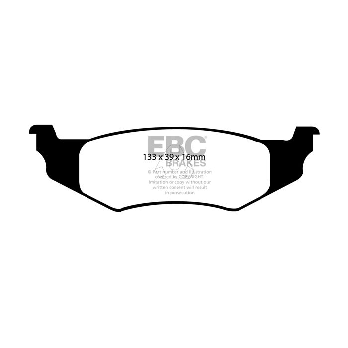 Pastillas de freno DP1066 ULTIMAX2 EBC para Chrysler USA 300M Neon PT Cruiser Sebring Convertible Sebring