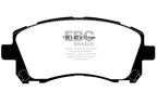 DP81134RPX Pastillas de freno de competición RP-X Racing EBC Brakes para Subaru Impreza Impreza Sport Legacy BG5 Legacy BE5 Legacy BH5 Legacy BD9 Legacy BG9 Legacy Legacy Outback Subaru Forester SF Impreza Legacy Outback Legacy BH5 GT-B Impreza RS