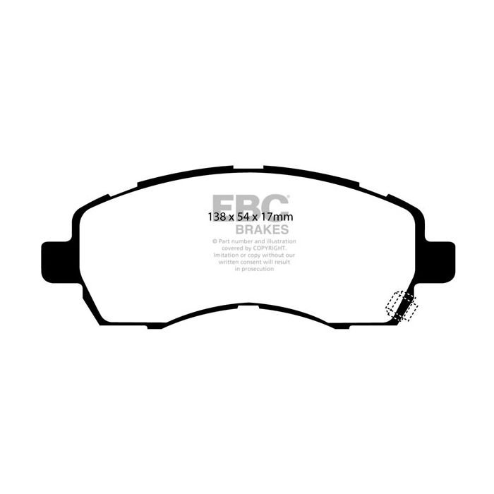 EBC DP1138 ULTIMAX2 Brake Pads for Subaru Impreza Impreza Sport Legacy BD5 Legacy BG5 Legacy BD7 Legacy BG7