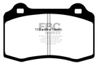 Pastillas de freno DP41140R YELLOWSTUFF EBC Brakes para Citroen DS3 DS DS3 KTM Lotus Esprit MG XPOWER SV MORGAN Plus Four Peugeot 208 Mk1 QVALE Mangusta Aston Martin DB7 Cadillac STS Daimler Super Eight Super V8 DE TOMASO Pantera 90 Si Hyundai