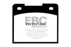 DP5114NDX Pastillas de freno BLUESTUFF NDX EBC Brakes para BOND Equipe CATERHAM 7 C21 DE TOMASO Vallelunga FAIRTHORPE Electron Minor Ford Cortina Mk1 Escort Mk1 GINETTA G4 HILLMAN Avenger Avenger Tiger Lotus Elan S3 Elan S4 Elan Sprint Europa Seven
