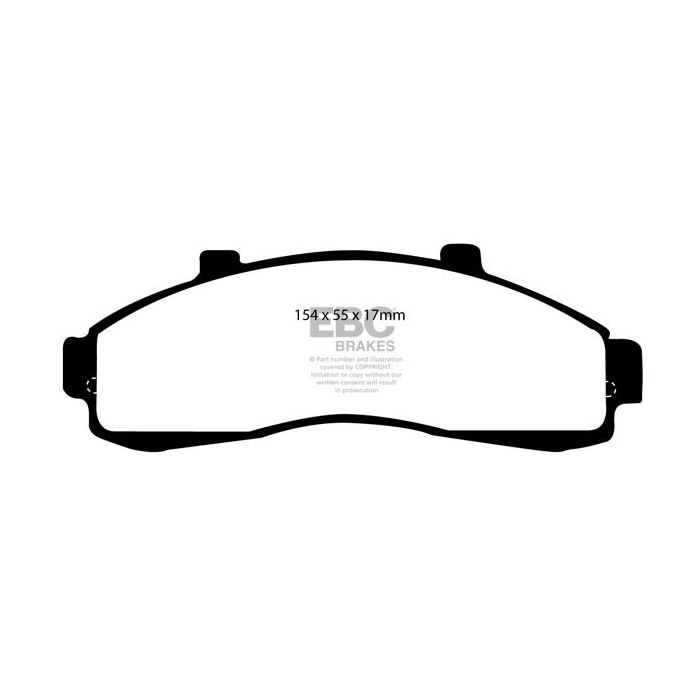 Pastillas de freno DP1199 ULTIMAX2 EBC para Ford Explorer (Reino Unido), Explorer (EE. UU.), Ford COMMERCIAL, Ranger, Mazda COMMERCIAL, B2500 Pick Up