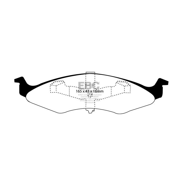 DP1202 ULTIMAX2 EBC Brake Pads for Chrysler Neon (US)