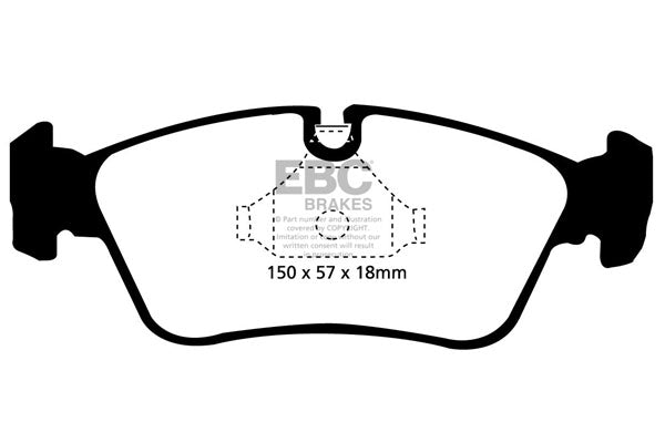 DP81211RPX Pastillas de freno Racing RP-X Racing EBC Brakes para BMW Serie 3 E36 316 Serie 3 E36 318 Serie 3 E36 320 Serie 3 E36 323 Serie 3 E36 325 Serie 3 E36 328 Serie 3 E46 316 Serie 3 E46 318 Serie 3 E46 320 Serie 3 E46 323 Serie 3 E46 325 Serie 3