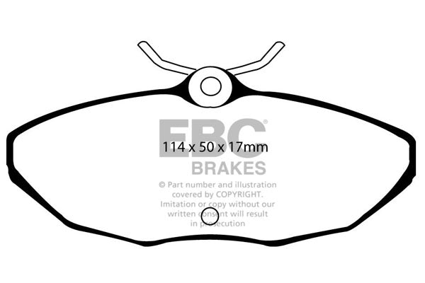 DP1221 Pastillas de freno ULTIMAX2 EBC Brakes para Ford Thunderbird Jaguar LINCOLN LS SType