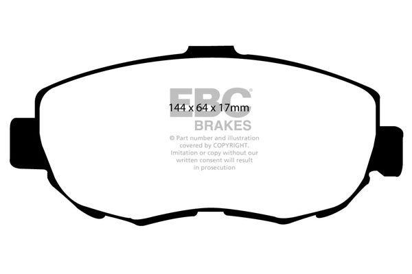 DP1223 Pastillas de freno ULTIMAX2 EBC Brakes para Lexus GS300 GS430 IS200 IS300 SC430 Toyota Altezza SXE10 Altezza GXE15 Altezza JCE10 Altezza JCE15 Aristo JZS160 Aristo JZS147 Aristo JZS161 Aristo UZS143 Cresta JZX90 Cresta JZX100 Soarer UZZ40