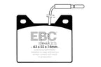 DP122 Pastillas de freno ULTIMAX2 EBC Brakes para Peugeot 504 504 Saloon