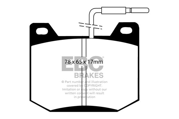 Pastillas de freno DP123 ULTIMAX2 EBC Brakes