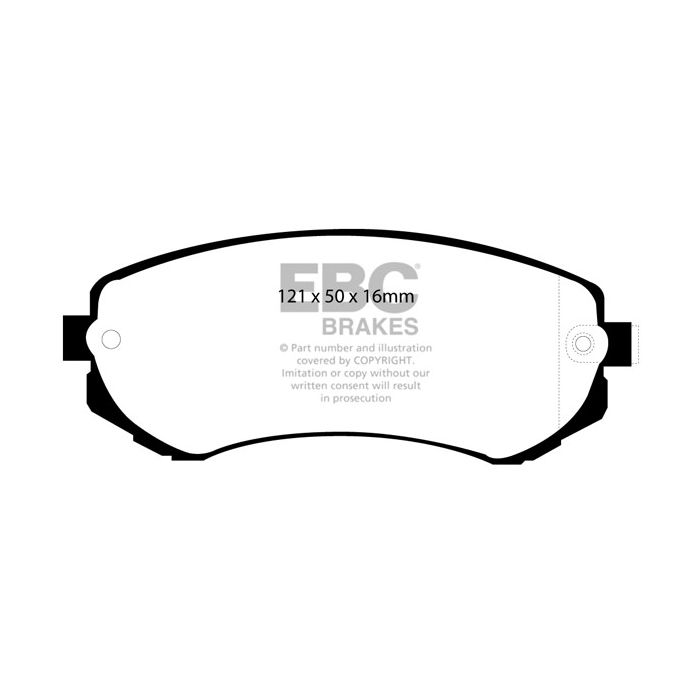Pastillas de freno DP61279 GREENSTUFF EBC para Nissan Patrol Y61