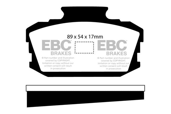 Pastillas de freno DP129 ULTIMAX2 EBC Brakes