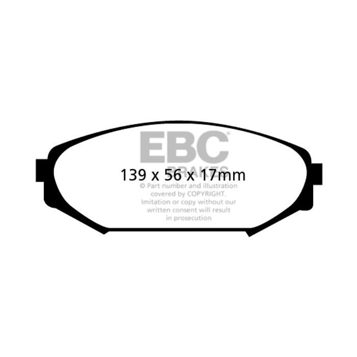 DP71311 GREENSTUFF EBC Brake Pads for Acura MDX and Honda Odyssey