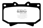 DP61319 Pastillas de freno GREENSTUFF EBC Brakes para Toyota Landcruiser UZJ100 Landcruiser HZJ71 Landcruiser HZJ74 Landcruiser HZJ78 Landcruiser HZJ79 Landcruiser VDJ Landcruiser HDJ100 Landcruiser HDJ101 Sequoia Lexus LX470 Toyota Land Cruiser