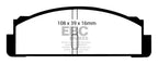 DP133 Pastillas de freno ULTIMAX2 EBC Brakes para Subaru 100