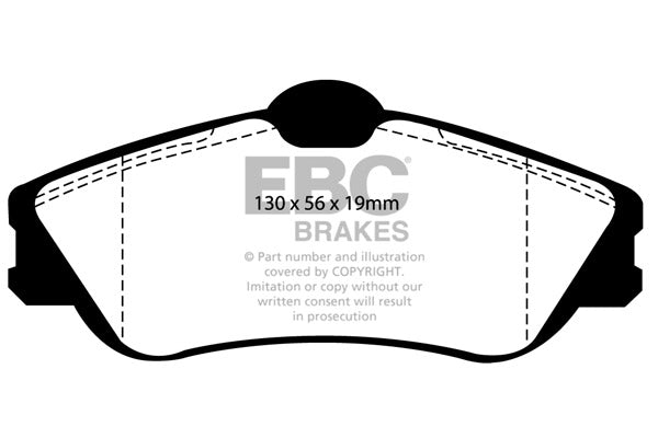 Pastillas de freno DP1346 ULTIMAX2 EBC Brakes para Citroen Xsara Picasso