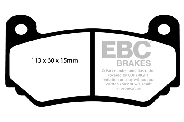 DP51377NDX Pastillas de freno BLUESTUFF NDX EBC Brakes para CATERHAM 7 420 7 7 Race Upgrade 7 CSR GTM Libra Lotus Elise Series 2 Elise Series 3 Europa Exige Series 2 MG F Trophy TF MINI ZENOS E10 E10 S E10 R ZOLFE GTC4 ARIEL Atom 4 7 360 Europa SE