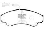 DP1379 Pastillas de freno ULTIMAX2 EBC Brakes para Citroen COMMERCIAL Jumper Q14 Jumper Q18 Relay Q14 Relay Q18 Fiat COMMERCIAL Peugeot COMMERCIAL Boxer Boxer 1.8 Ton Ducato