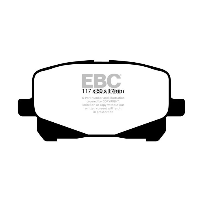 Pastillas de freno DP1399 ULTIMAX2 EBC para Toyota Estima Lucida Previa