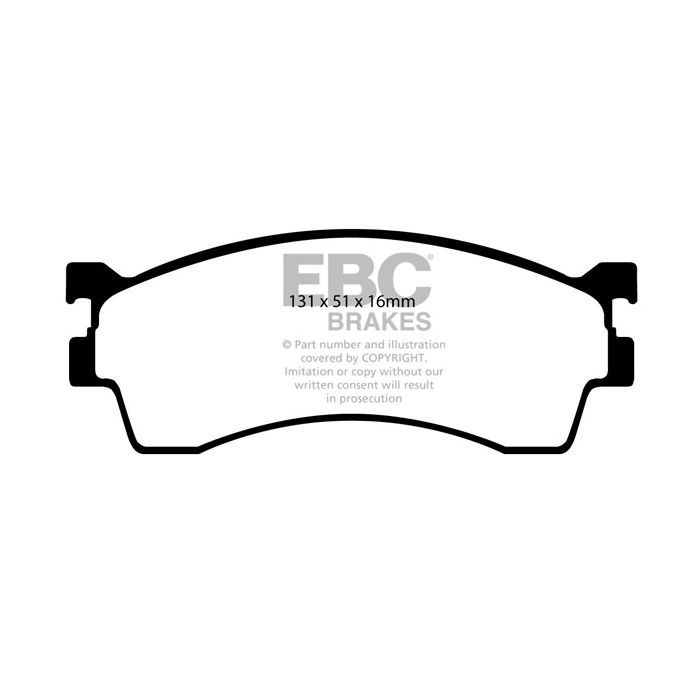 DP1409 ULTIMAX2 EBC Brake Pads for Mazda 323 626 626 Estate Premacy