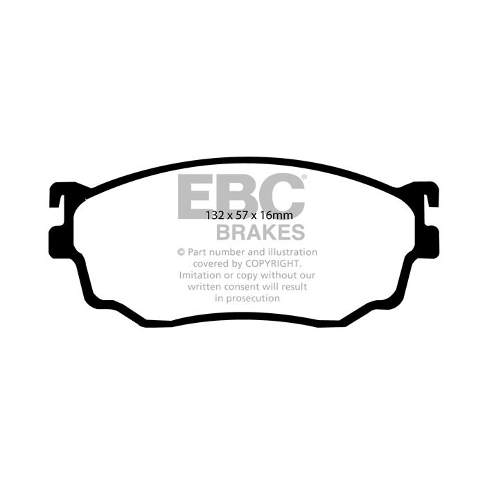 DP1411 ULTIMAX2 EBC Brake Pads for Mazda 323 626 626 Estate Capella Premacy Premacy 7-seater
