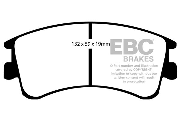 DP1465 Pastillas de freno ULTIMAX2 EBC Brakes para Mazda 6 GG 6 GY