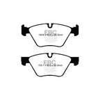 Pastillas de freno DP51493NDX BLUESTUFF NDX EBC para BMW Serie 1 E81 120, Serie 1 E82 Coupé 120, Serie 1 E82 Coupé 125, Serie 1 E87 120, Serie 1 E88 Cabrio 120, Serie 1 E88 Cabrio 125, Serie 5 E60 520, Serie 5 E60 523, Serie 5 E60 525, Serie 5 E6
