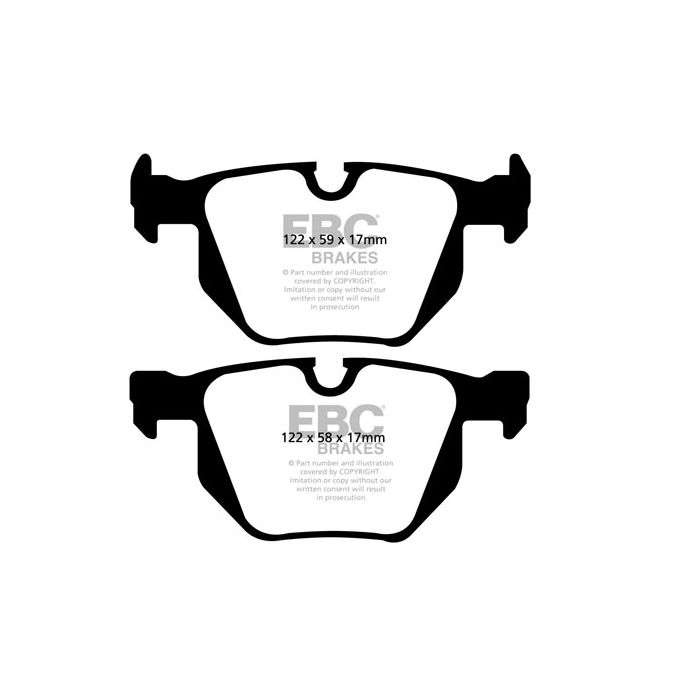 Pastillas de freno DP1494 ULTIMAX2 EBC para BMW Serie 5 E60 520 Serie 5 E60 523 Serie 5 E60 525 Serie 5 E60 530 Serie 5 X 4WD E60 525 Serie 5 xDrive E60 525 Serie 5 xDrive E60 530 Serie 5 E61 520 Serie 5 E61 523 Serie 5 E61 525 Serie 5 E61 530 5