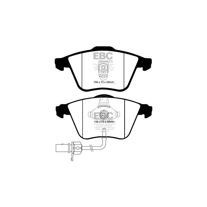 DP1510 ULTIMAX2 EBC Brake Pads for Audi allroad quattro A6 C5/4B A6 quattro C5/4B A6 quattro Avant C5/4B