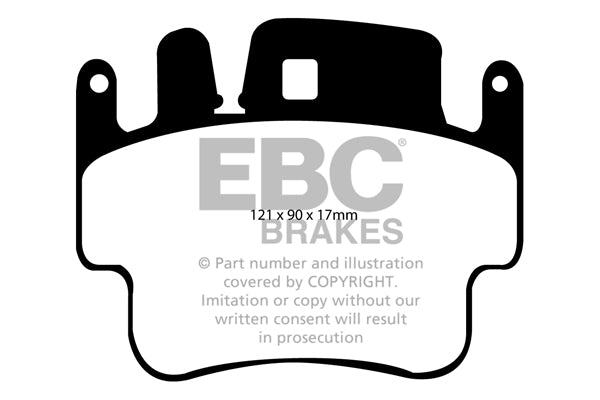DP81514RPX Pastillas de freno Racing RP-X Racing EBC Brakes para Porsche Boxster 986 Cayman 987 Porsche 911 996 911 997 Boxster S Cayman 911 996 Carrera 911 996 Carrera 4 911 996 Carrera Targa 911 996 Carrera S 911 997 Carrera Boxster 986 S Cayman