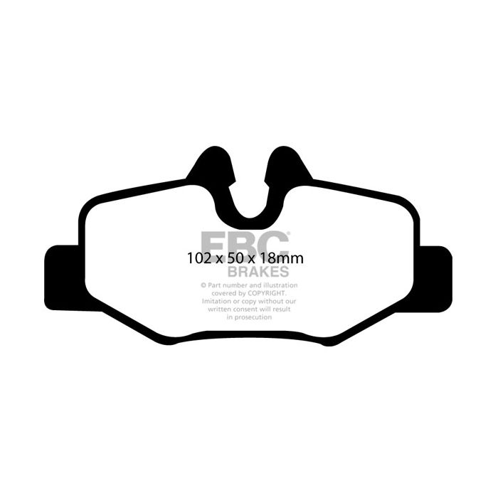 DP1554 ULTIMAX2 EBC Brake Pads for Mercedes-Benz Viano and Mercedes-Benz COMMERCIAL Vito