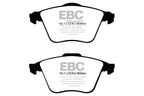 DP1574 Pastillas de freno ULTIMAX2 EBC Brakes para Ford Focus Mk2 Mazda 3 BK 3 BL Opel Signum Vectra Saab VAUXHALL Signum Vectra Volvo C70 T5 C70 S40 S40 T5 V40 Cross Country T3 V40 Cross Country T4 V40 Cross Country T5 V40 Cross Country D2 V40