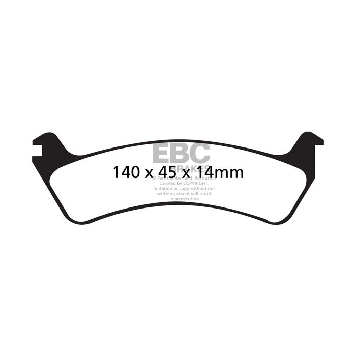 Pastillas de freno DP61608 GREENSTUFF EBC para Ford Windstar Ford Windstar