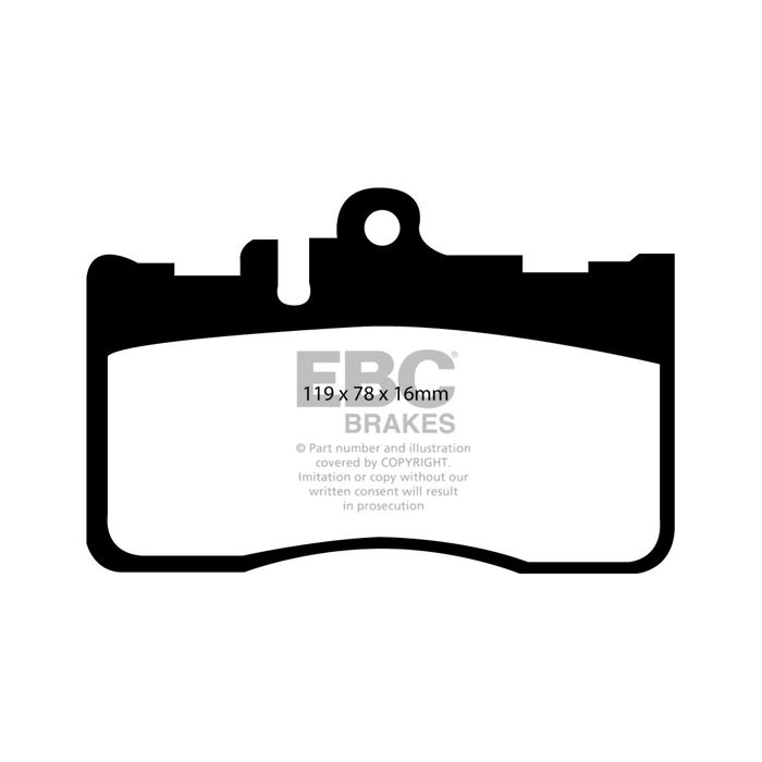 Pastillas de freno DP1622 ULTIMAX2 EBC para Lexus LS430 XF30
