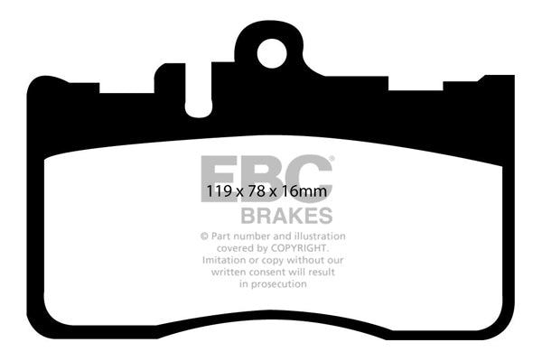 DP1622 Pastillas de freno ULTIMAX2 EBC Brakes para Lexus LS430 XF30