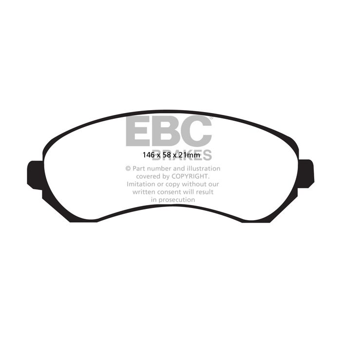 Pastillas de freno DP1628 ULTIMAX2 EBC para Chevrolet Trans Sport
