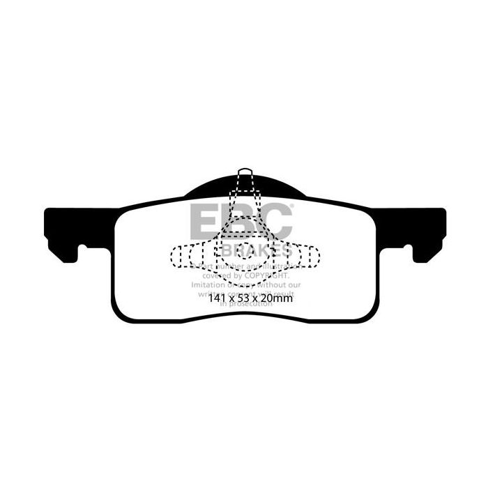 EBC DP41652R YELLOWSTUFF brake pads for Ford Expedition LINCOLN Navigator Ford Expedition LINCOLN Navigator