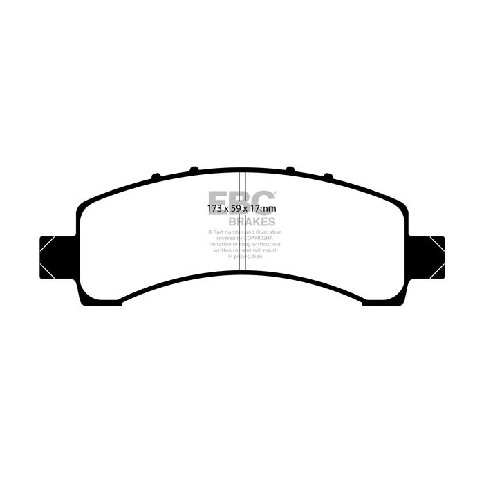 DP1667 ULTIMAX2 EBC Brake Pads for Cadillac Escalade, Chevrolet Avalanche 1500, Avalanche 2500, Tahoe 2WD and GMC Yukon/Yukon Denali.