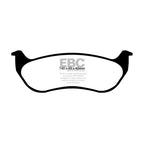 DP61673 GREENSTUFF EBC brake pads for Jeep Cherokee Wrangler, Ford Explorer Sport Trac, and Jeep Liberty Wrangler.
