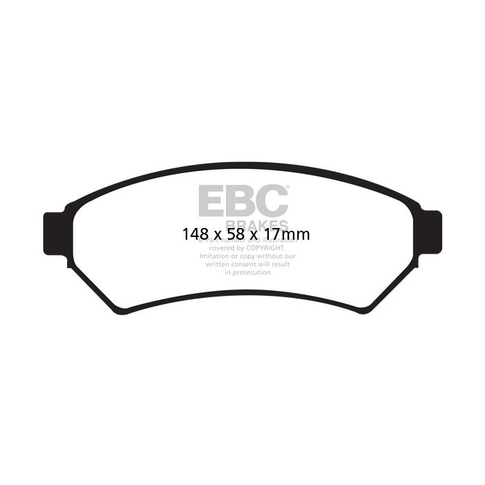 Pastillas de freno DP61727 GREENSTUFF EBC para BUICK Terraza Chevrolet Uplander PONTIAC Montana SATURN Relay Montana SV 6