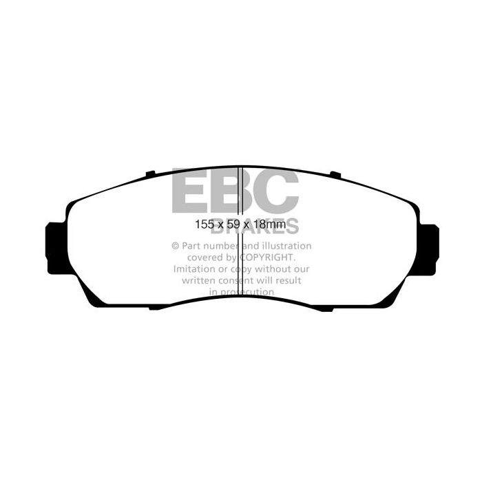 Pastillas de freno DP1743 ULTIMAX2 EBC para Honda CRV Mk4 CRV Mk5 CRV Mk5 de 7 plazas