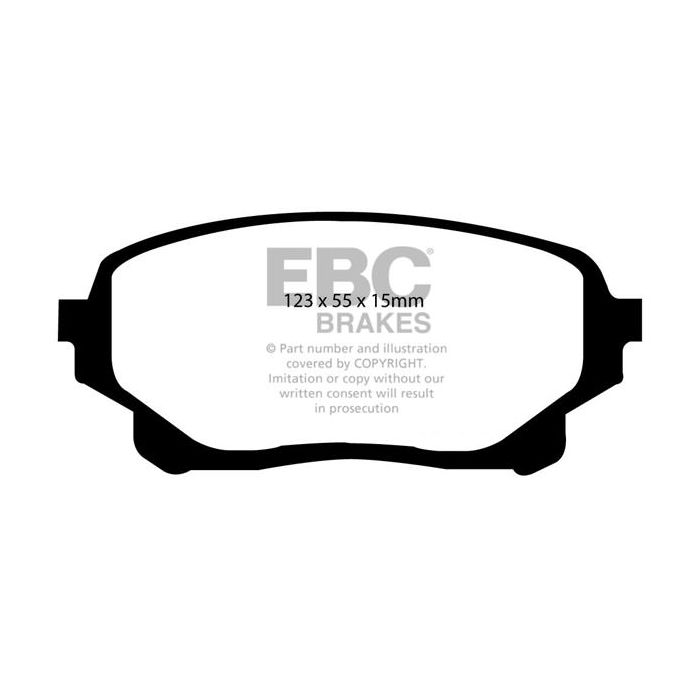 EBC DP61756 GREENSTUFF brake pads for Suzuki Grand Vitara TX83 Suzuki XL-7