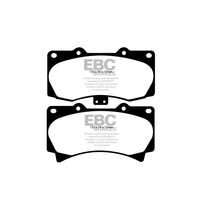 Pastillas de freno DP41759R YELLOWSTUFF EBC para HUMMER H3 H3T HUMMER H3 H3T