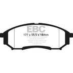 Pastillas de freno DP61778 GREENSTUFF EBC para Ford F250 inc Super Duty F350 inc Super Duty F250 inc Super Duty Harley Davidson F350 inc Super Duty Harley Davidson