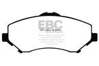 DP41798R Pastillas de freno YELLOWSTUFF EBC Brakes para Chrysler UK Grand Voyager Chrysler USA Grand Voyager Dodge USA Journey Nitro Fiat Freemont Jeep Cherokee Wrangler JK Lancia Voyager Chrysler Town & Country Dodge Grand Caravan Journey Nitro