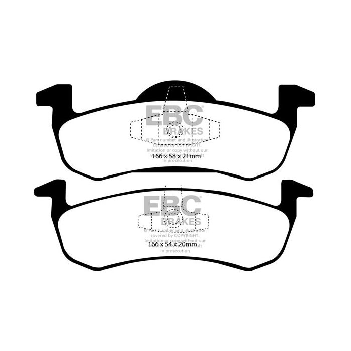 DP1804 ULTIMAX2 EBC Brake Pads for Ford Expedition and Lincoln Navigator