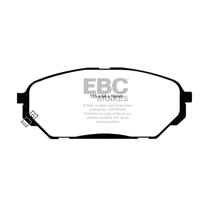EBC DP1813 ULTIMAX2 Brake Pads for Hyundai iX55