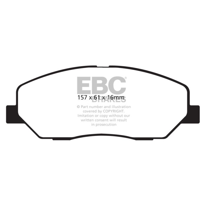 Pastillas de freno DP31821C REDSTUFF EBC para Hyundai Genesis